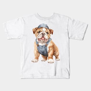 Farmer Bulldog Kids T-Shirt